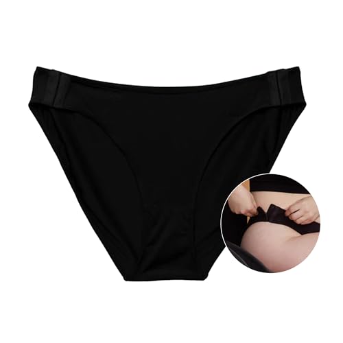 Slick Chicks Adaptive High Cut Slip Panty - Schwarz - Mittel von Slick Chicks