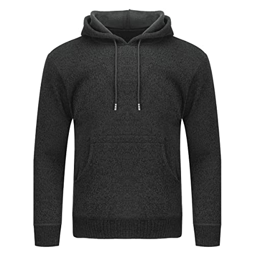 Sliktaa Herren Pullover Slim Fit mit Kapuze Warm Winter Herbst Sport Gym Outdoor Winddicht von Sliktaa