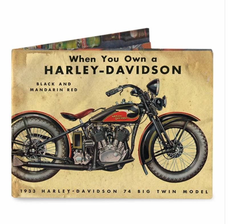 Harley-Davidson Motorrad Slim Geldbörse Origami-Design von SlimWalletCollection