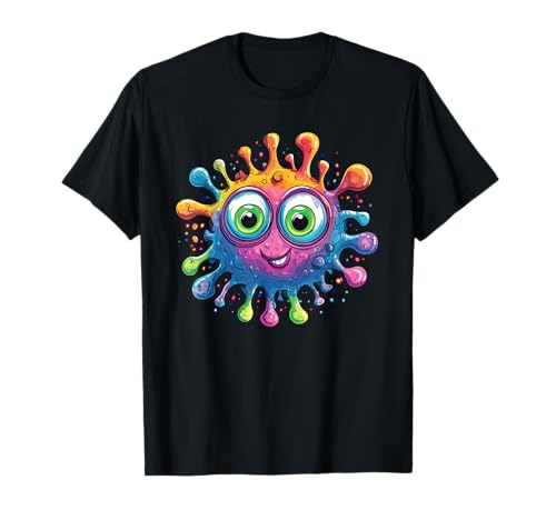 Schleim Happy Face Lebendige Farben Kinder Spaß T-Shirt Schleim Happy Face Lebendige Farben Kinder Spaß T-Shirt von Slime Colorful Fun Happy Vibe Splash Joyful