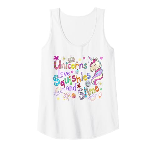 Damen Unicorns Love Squishies & Slime Wish Fun Teens Mädchen – Pink Tank Top Damen Unicorns Love Squishies & Slime Wish Fun Teens Mädchen – Pink Tank Top von Slime Squishies Slogan Cute