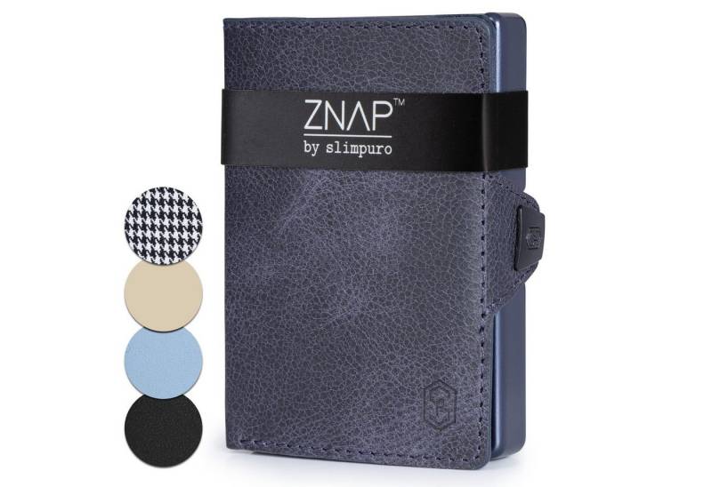 Slimpuro Geldbörse ZNAP Wallet (Set), Portemonnaie RFID-Schutz Bankkarten Geldscheine Münzen Damen Herren von Slimpuro