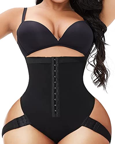 Butt Lifting Shapewear Bauchkontrolle Butt Lifter Höschen Bauchtrainer Butt Lift Body Shaper Taille Trainer Unterwäsche, schwarz, Large von Sliot