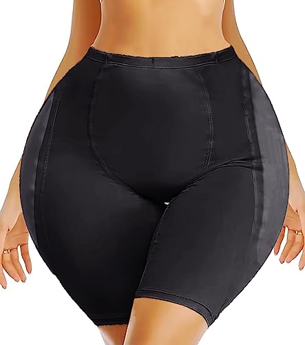 Sliot Hüftpolster für Damen, Hüfte-Dip-Pads, Fake Butt Gepolsterte Unterwäsche, Hüftverstärker, Shapewear Crossdressers Butt Lifter Pad Höschen, Schwarz, M von Sliot