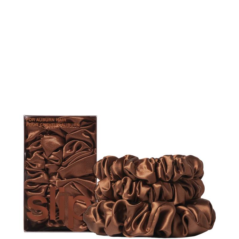 Slip Pure Silk Back To Basics Assorted Scrunchie Set (Various Colours) - Auburn von Slip