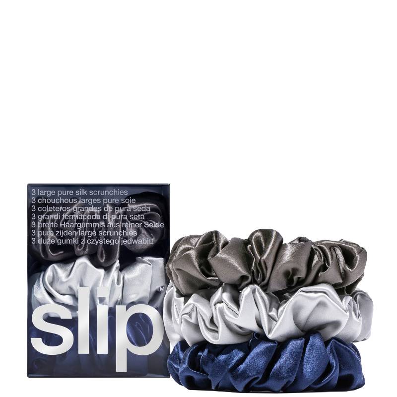 Slip Silk Large Scrunchies (Various Colours) - Midnight von Slip
