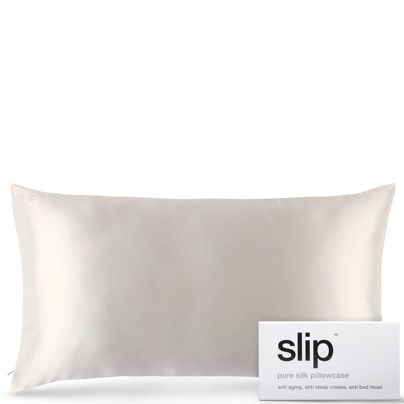 Slip Silk Pillowcase King (Verschiedene Farben) - Weiß von Slip