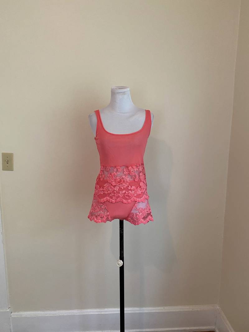 Spitzenoberteil Und Unterhose Von Victoria's Secret Heart Label Small Pink von SlipSisters