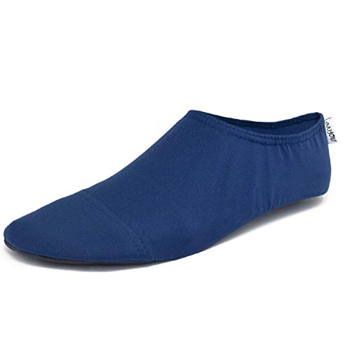Slipstop Erwachsene Strandschuhe Anti Rutsch Ballett Schuhe Schwimmschuhe, Versch. Größen (M 39-40, Navy) von Slipstop