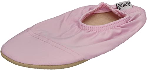 Slipstop Kinder Strandschuhe Anti Rutsch Ballett Schuhe Schwimmschuhe, Versch. Größen Pink Junior (Numeric_24) von Slipstop