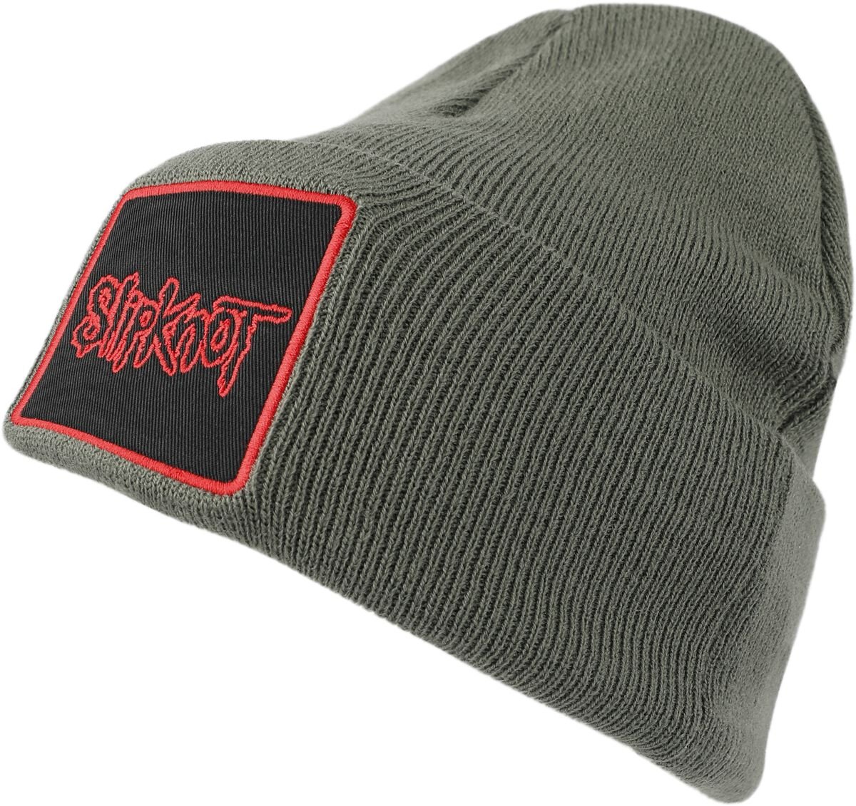 Slipknot Amplified Collection - Patch Beanie Mütze oliv von Slipknot