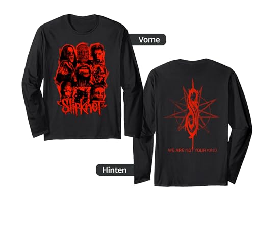 Slipknot Aufnäher "We Are Not Your Kind", Rot Langarmshirt von Slipknot