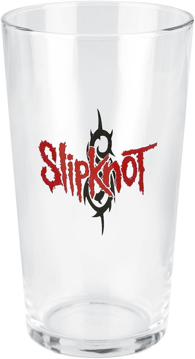Slipknot Bierglas - Slipknot Logo - klar  - Lizenziertes Merchandise! von Slipknot
