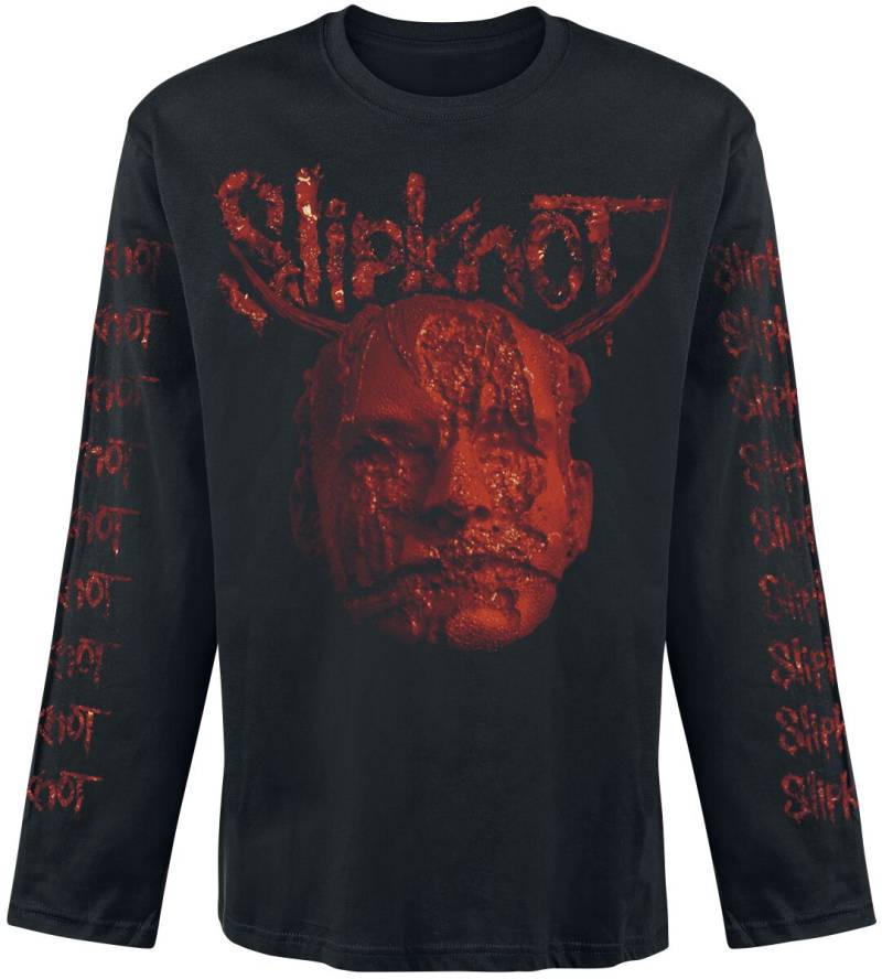 Slipknot Bloody Head Langarmshirt schwarz in L von Slipknot