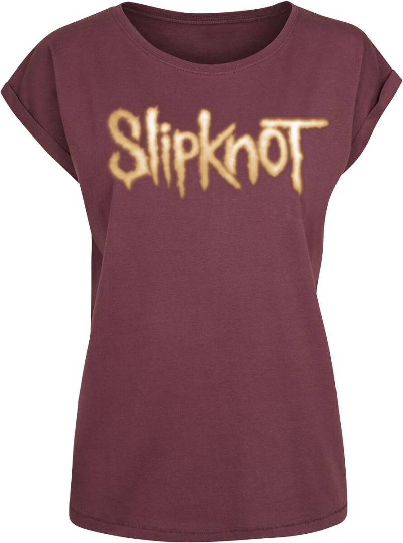 Slipknot Blurry Numbers T-Shirt bordeaux in XL von Slipknot