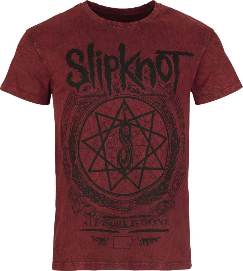 Slipknot Blurry T-Shirt rot in M von Slipknot