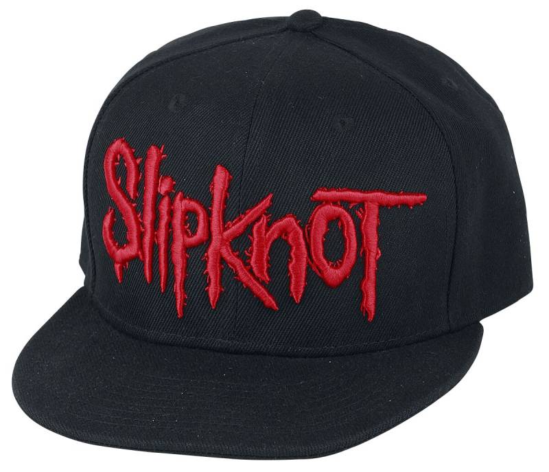 Slipknot Cap - Logo - schwarz  - Lizenziertes Merchandise! von Slipknot