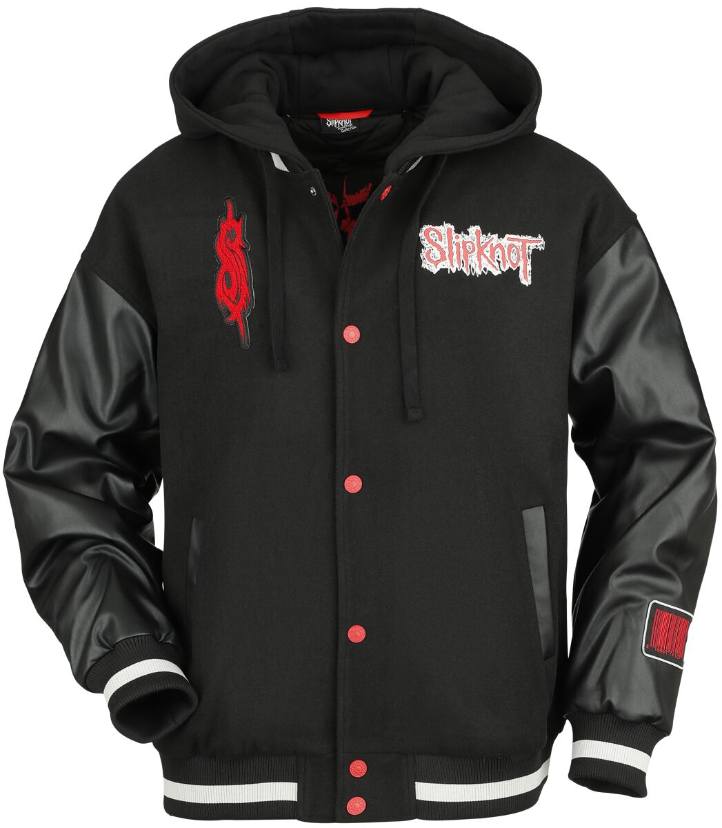 Slipknot Collegejacke - EMP Signature Collection - M bis XXL - für Männer - Größe L - schwarz  - EMP exklusives Merchandise! von Slipknot