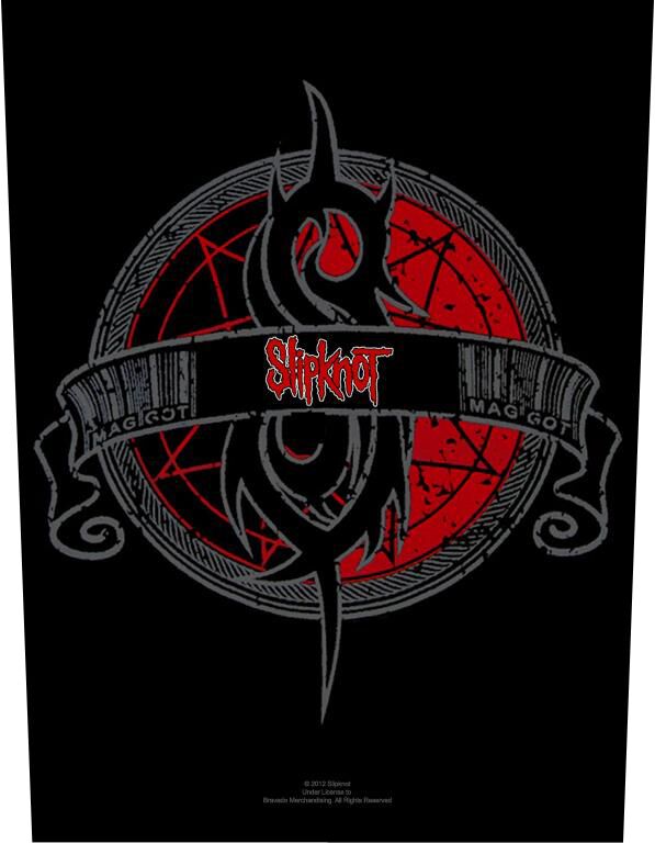 Slipknot Crest Backpatch schwarz rot grau Slipknot Crest Backpatch schwarz rot grau von Slipknot