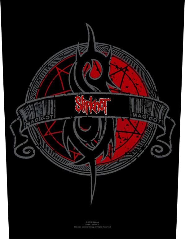 Slipknot Crest Backpatch schwarz rot grau von Slipknot