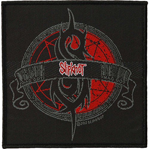 Slipknot Crest Unisex Patch Standard 100% Polyester Undefiniert Band-Merch, Bands von Slipknot