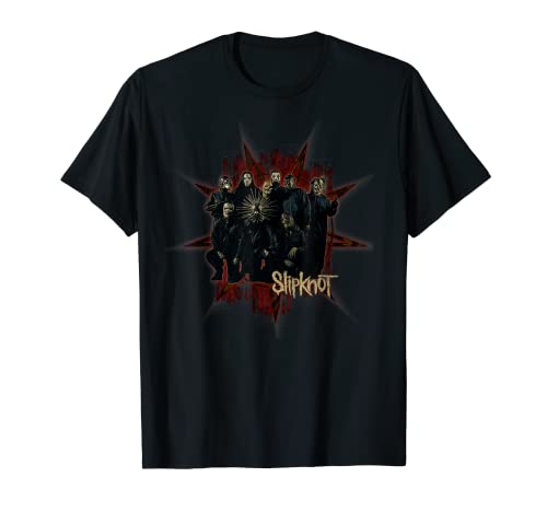 Slipknot Damen Unisex-Kinder Unisex-Erwachsene Klassisch Schwarz Logo T-Shirt, Kurzarm, Crew-Ausschnitt, Small, Polyester 100% von Slipknot