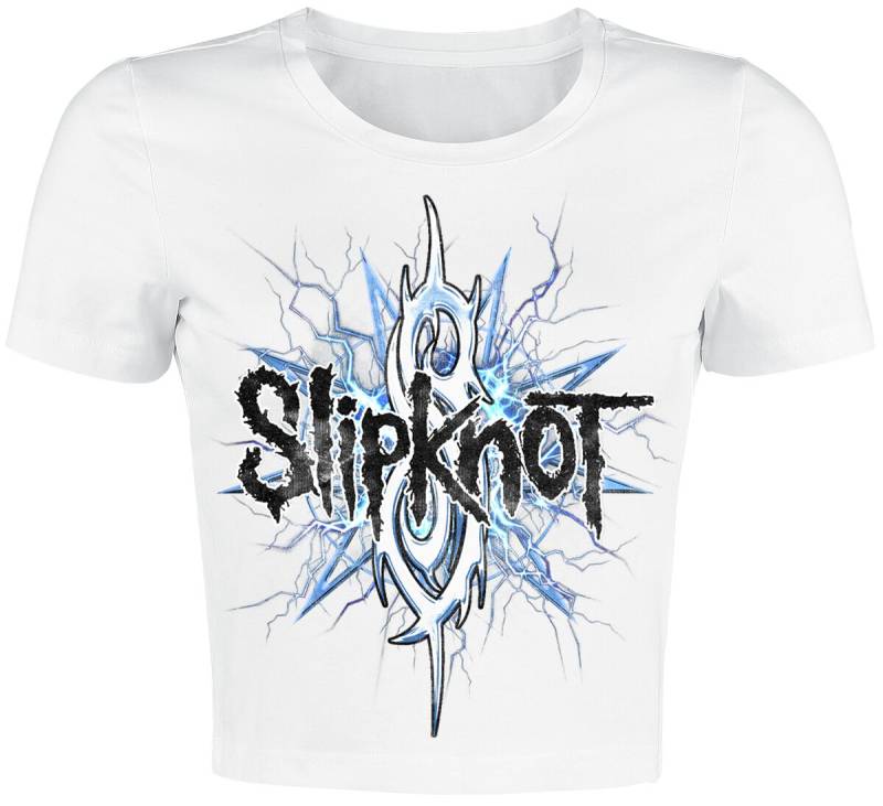 Slipknot Electric Blue T-Shirt weiß in S von Slipknot
