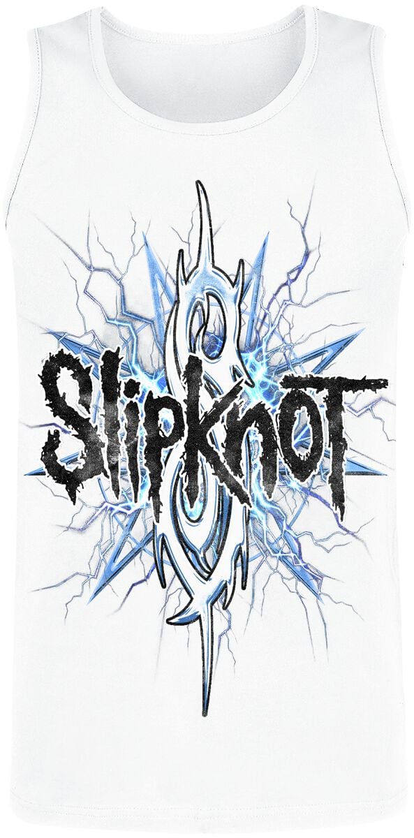 Slipknot Electric Blue Tank-Top weiß in XXL von Slipknot