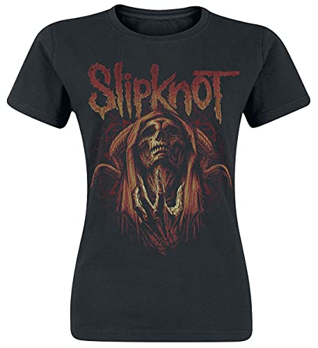 Slipknot Evil Witch Frauen T-Shirt schwarz L 100% Baumwolle Band-Merch, Bands von Slipknot