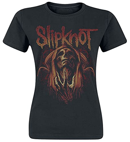 Slipknot Evil Witch Frauen T-Shirt schwarz S 100% Baumwolle Band-Merch, Bands von Slipknot