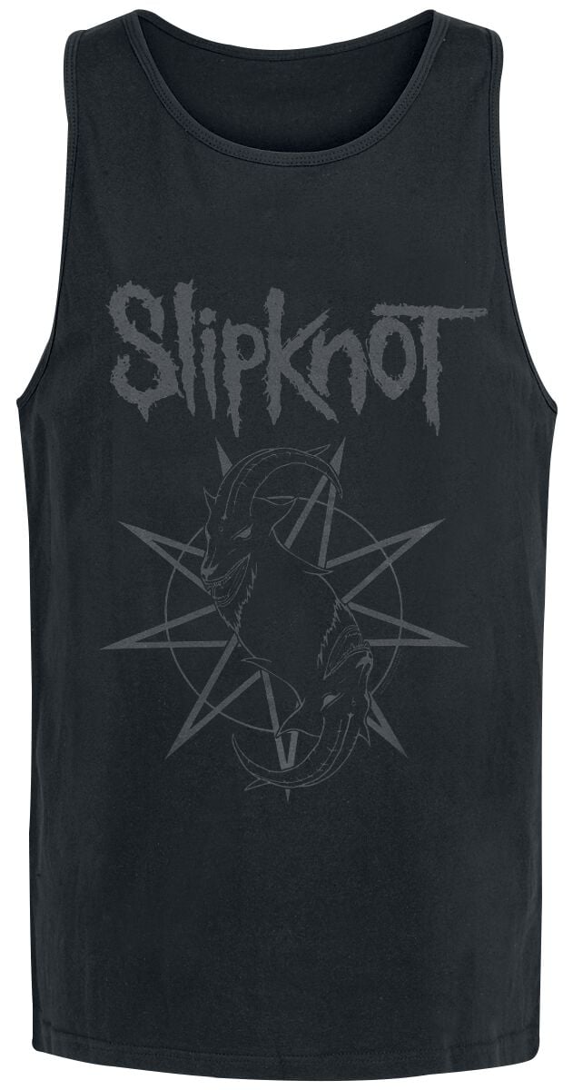 Slipknot Goat Star Logo Tank-Top schwarz in L von Slipknot