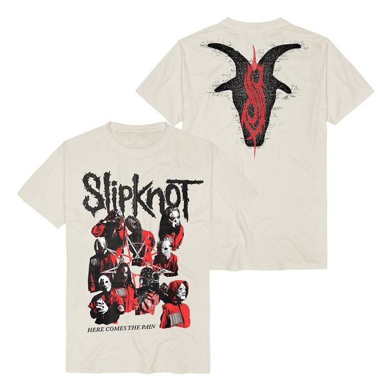 Slipknot Here Comes The Pain T-Shirt natur in XXL von Slipknot