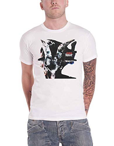 Slipknot Herren Iowa Tracklist T-Shirt Weiß von Slipknot