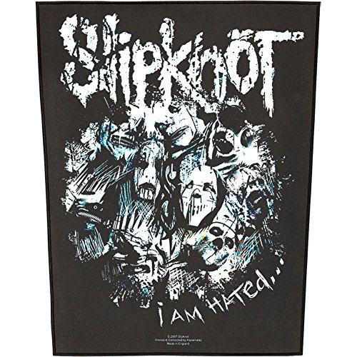 Slipknot I Am Hated Black Sew On Back Patch Badge Album Cover Masks Official von Slipknot