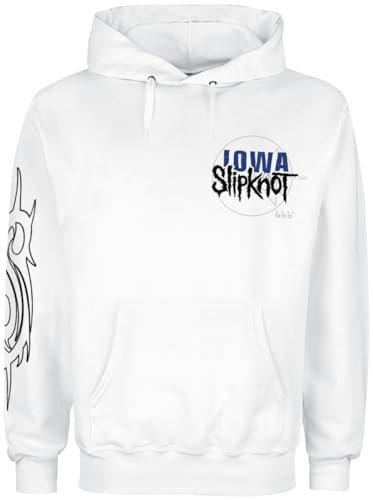 Slipknot Iowa Goat Cover Männer Kapuzenpullover weiß L 80% Baumwolle, 20% Polyester Band-Merch, Bands von Slipknot