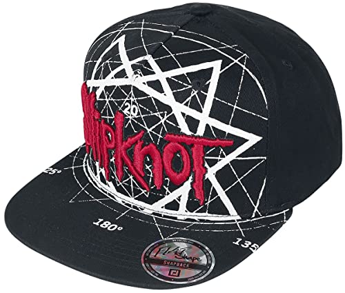 Slipknot Jumbo Star Unisex Cap schwarz 100% Baumwolle Band-Merch, Bands von Slipknot