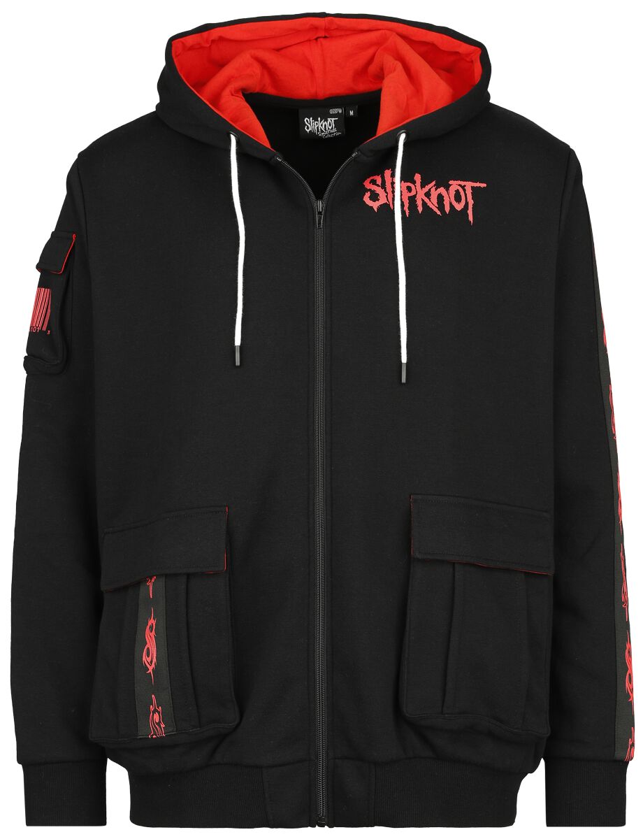 Slipknot Kapuzenjacke - EMP Signature Collection - Oversize - M bis XL - für Männer - Größe M - schwarz  - EMP exklusives Merchandise! von Slipknot