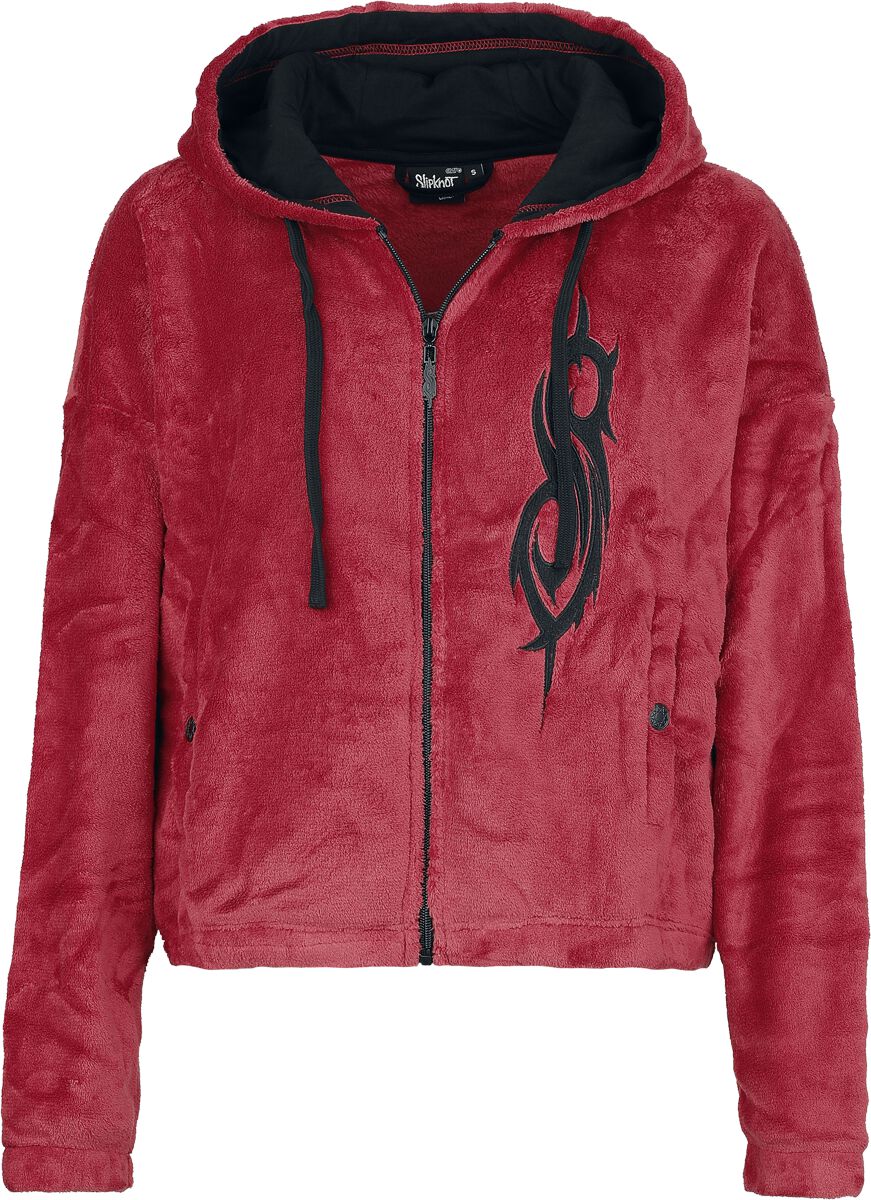 Slipknot Kapuzenjacke - EMP Signature Collection - S bis XXL - für Damen - Größe M - rot/schwarz  - EMP exklusives Merchandise! von Slipknot