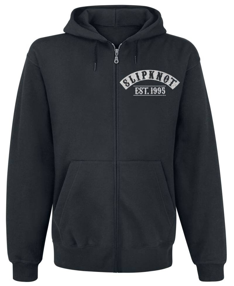 Slipknot Kapuzenjacke - Flaming Goat - S bis 4XL - für Männer - Größe 4XL - schwarz  - Lizenziertes Merchandise! von Slipknot