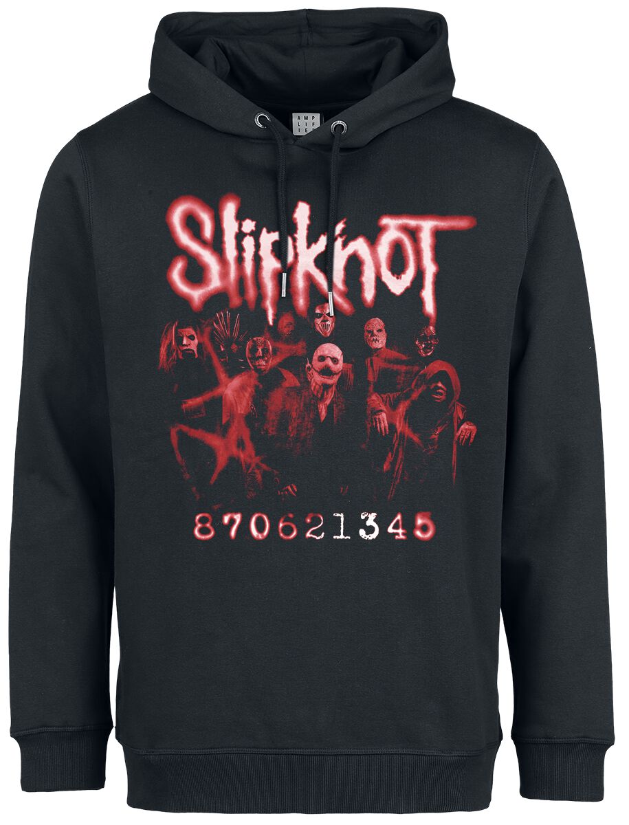 Slipknot Kapuzenpullover - Amplified Collection - Code - S bis 3XL - für Männer - Größe L - schwarz  - Lizenziertes Merchandise! von Slipknot