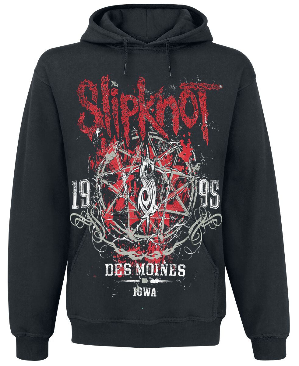 Slipknot Kapuzenpullover - Iowa Star - S bis XXL - für Männer - Größe S - schwarz  - Lizenziertes Merchandise! von Slipknot