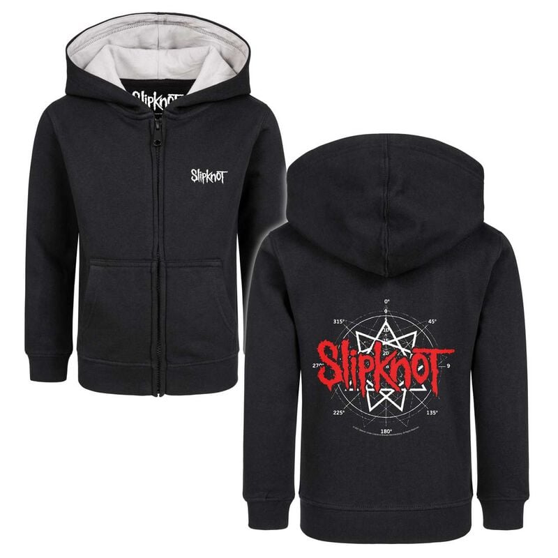 Slipknot Kinder-Kapuzenjacke für Kinder - Metal-Kids - Star Symbol - für Mädchen & Jungen - schwarz - Lizenziertes Merchandise! Slipknot Kinder-Kapuzenjacke für Kinder - Metal-Kids - Star Symbol - für Mädchen & Jungen - schwarz - Lizenziertes Merchandise! von Slipknot