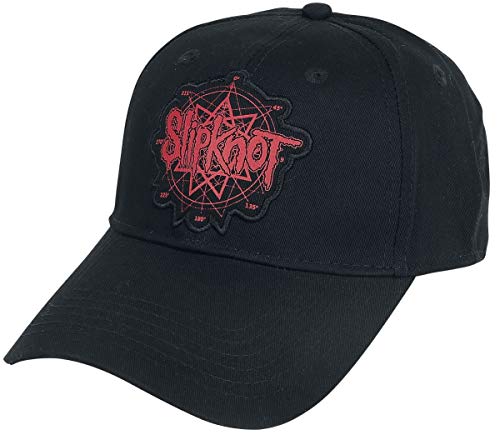 Slipknot Logo - Baseball Cap Unisex Cap schwarz, 100% Baumwolle, Band-Merch, Bands von Slipknot