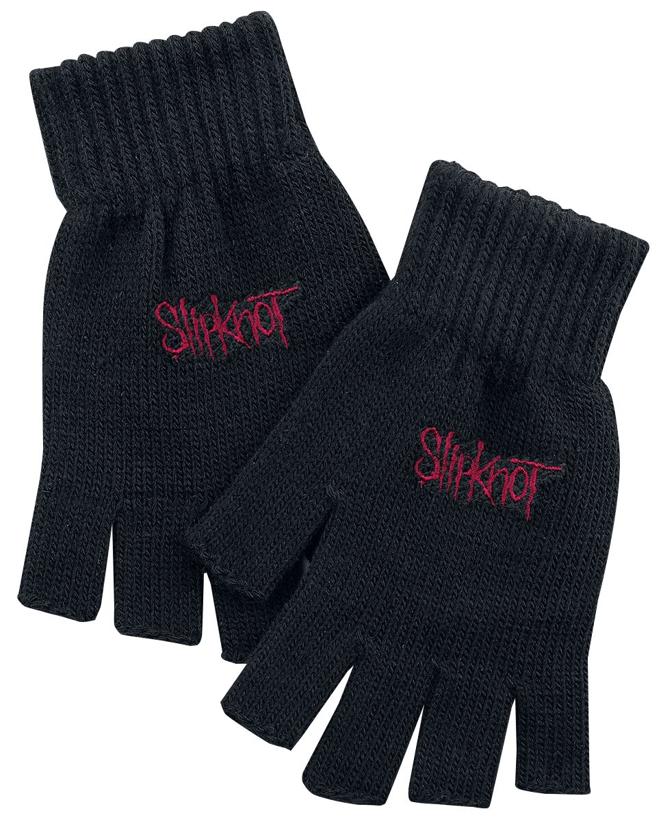 Slipknot Logo Kurzfingerhandschuhe schwarz von Slipknot