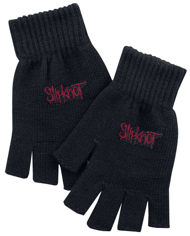 Slipknot Logo Kurzfingerhandschuhe schwarz von Slipknot