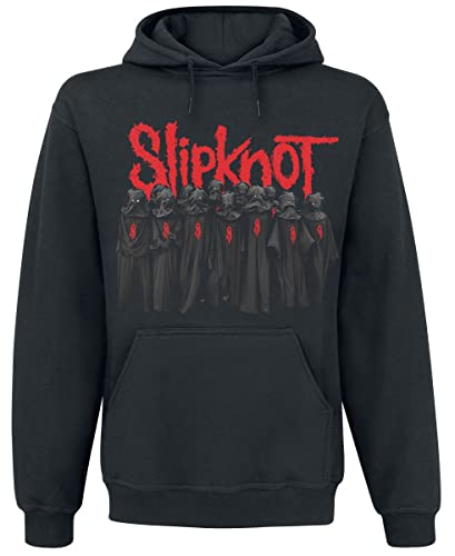 Slipknot Logo Männer Kapuzenpullover schwarz M 50% Baumwolle, 50% Polyester Band-Merch, Bands von Slipknot