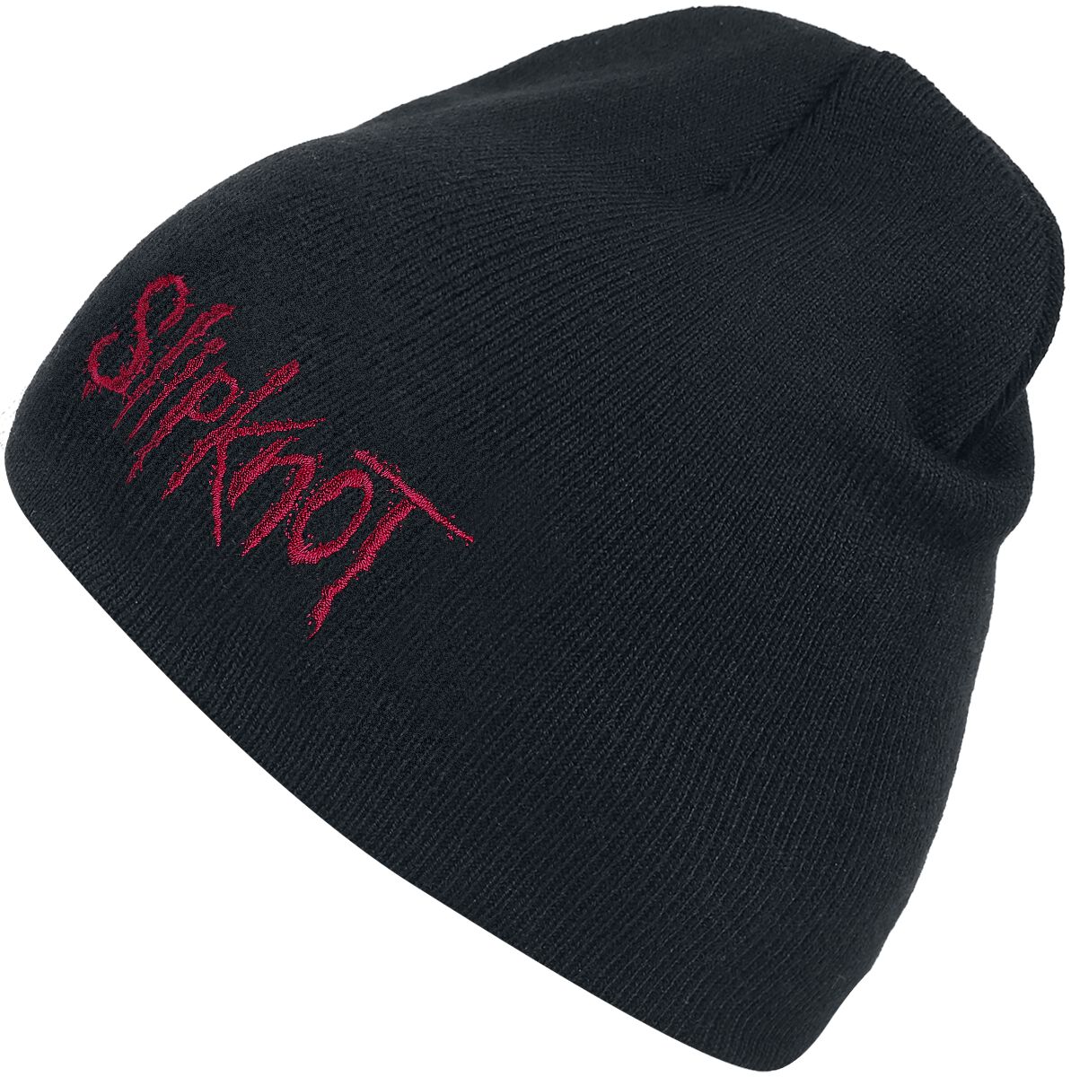 Slipknot Mütze - Logo - schwarz  - Lizenziertes Merchandise! von Slipknot