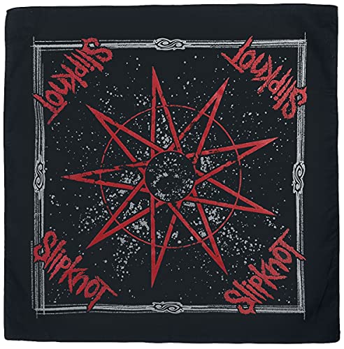 Slipknot Nine Pointed Star - Bandana Unisex Bandana Multicolor 100% Baumwolle Band-Merch, Bands von Slipknot