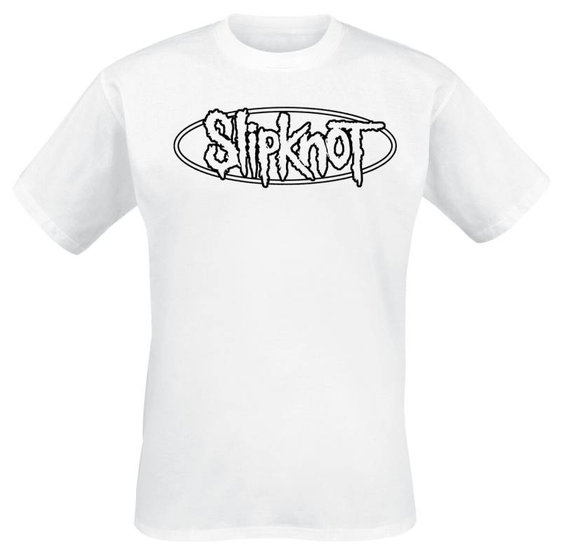 Slipknot Numbers T-Shirt weiß in S von Slipknot