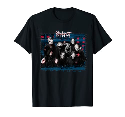 Slipknot Official Wir sind nicht dein Kind Blue Glitch T-Shirt von Slipknot